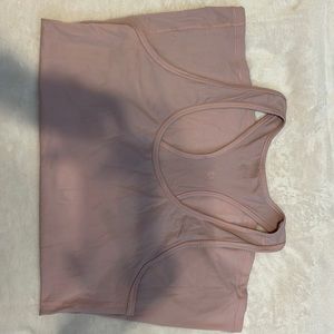 Pink exercise tank top